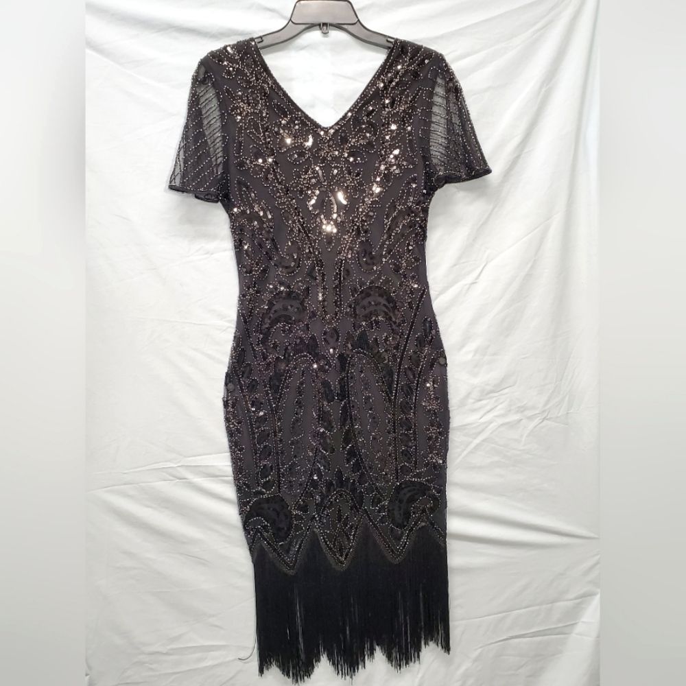Women's Roaring 20's Flapper Dress Size Small
